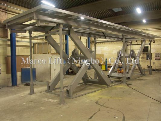 Stationary Running Mode Marco Twin Scissor Lift Table with Customization Options