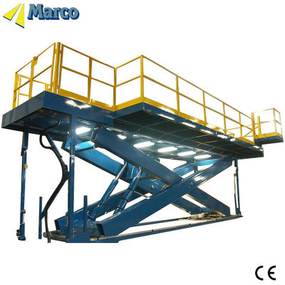 Anpassung Hydraulisch angetrieben anpassbar Marco Twin Scissor Lift Tisch mit Schutzgitter