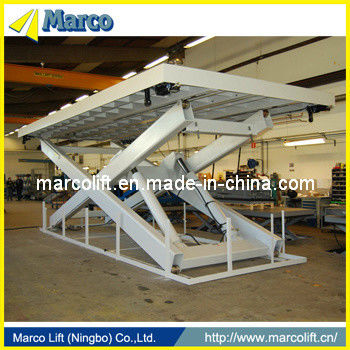 Gewichtsstufe 6 Tonnen Marco Single Scissor Lift Table mit CE-Zulassung und Isolierung