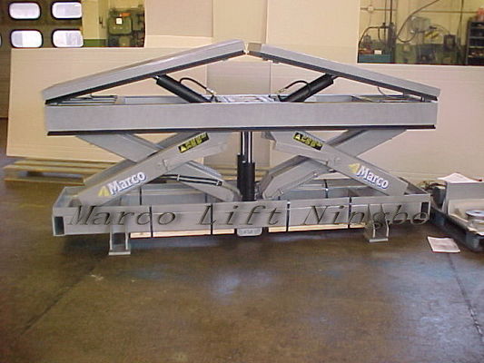 Anpassung Marco Twin Scissor Lift Table mit Neigungsplattform